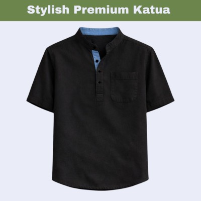 Herringbone Fabrics Half sleeve Katua