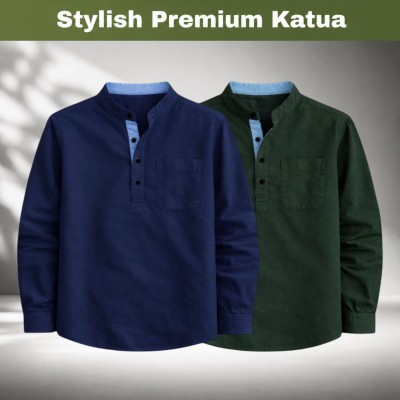 2 Pcs Herringbone Fabrics Premium Quality Katua