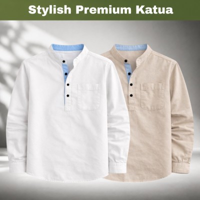 2 Pcs Herringbone Fabrics Premium Quality Katua