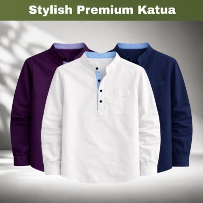 3 Pcs Herringbone Fabrics Premium Quality Katua