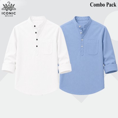 2 PCS Oxford cotton Full sleeve Katua