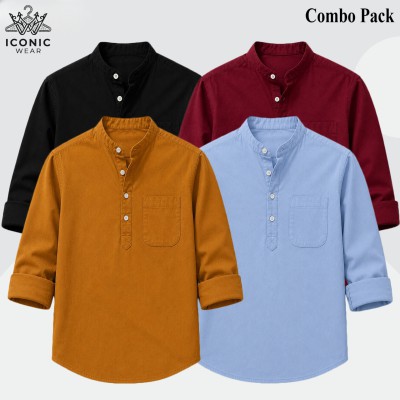 4 PCS Oxford cotton Full sleeve Katua