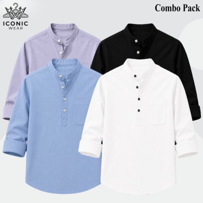 4 PCS Oxford cotton Full sleeve Katua